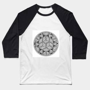 Flower of Life Mandala Baseball T-Shirt